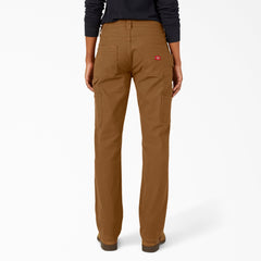 "Women's FLEX Relaxed Straight Fit Duck Carpenter Pants"