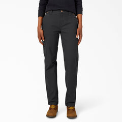 "Women's FLEX Relaxed Straight Fit Duck Carpenter Pants"