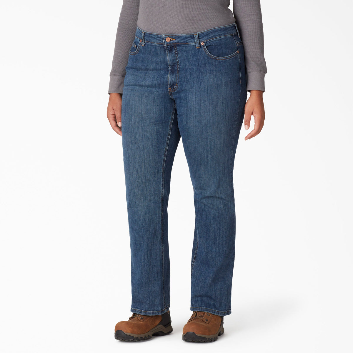 "Women's Plus Perfect Shape Bootcut Jeans"