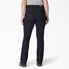 "Women's Plus Perfect Shape High Waist Bootcut Jeans"