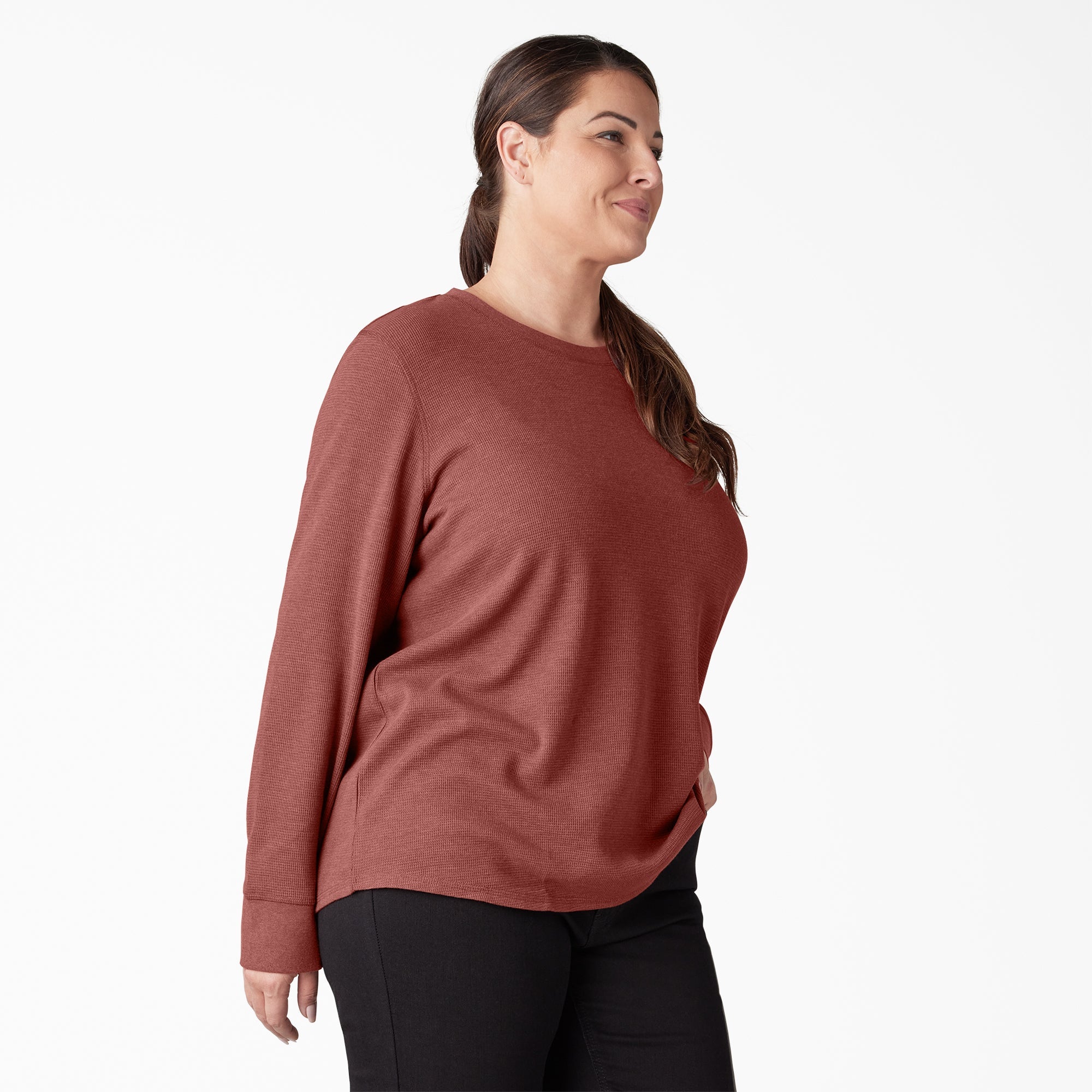 "Women's Plus Long Sleeve Thermal Shirt"