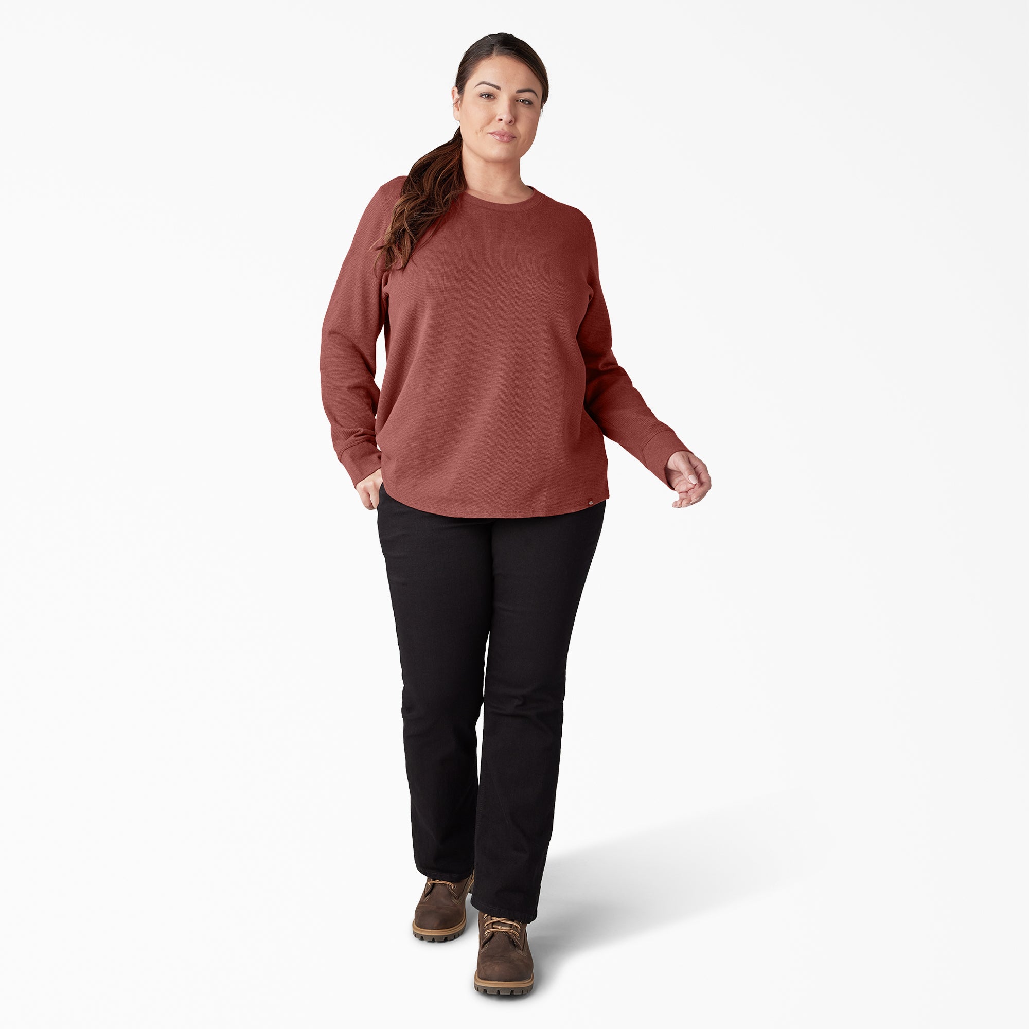 "Women's Plus Long Sleeve Thermal Shirt"