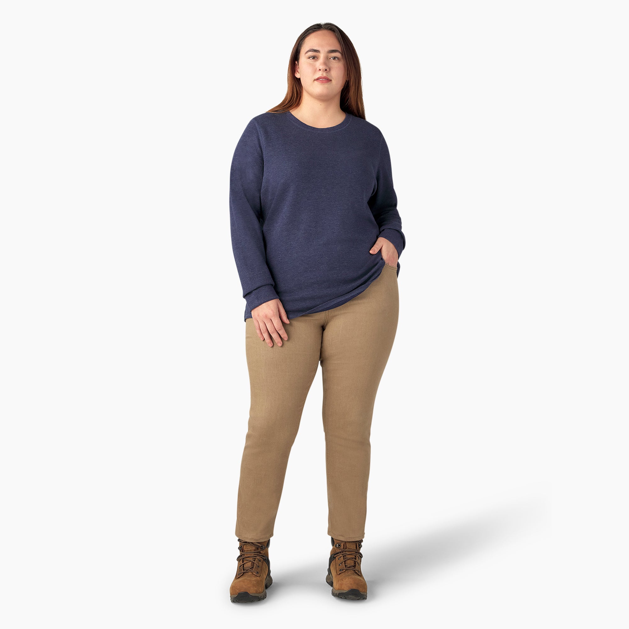 "Women's Plus Long Sleeve Thermal Shirt"