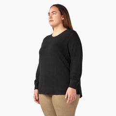 "Women's Plus Long Sleeve Thermal Shirt"