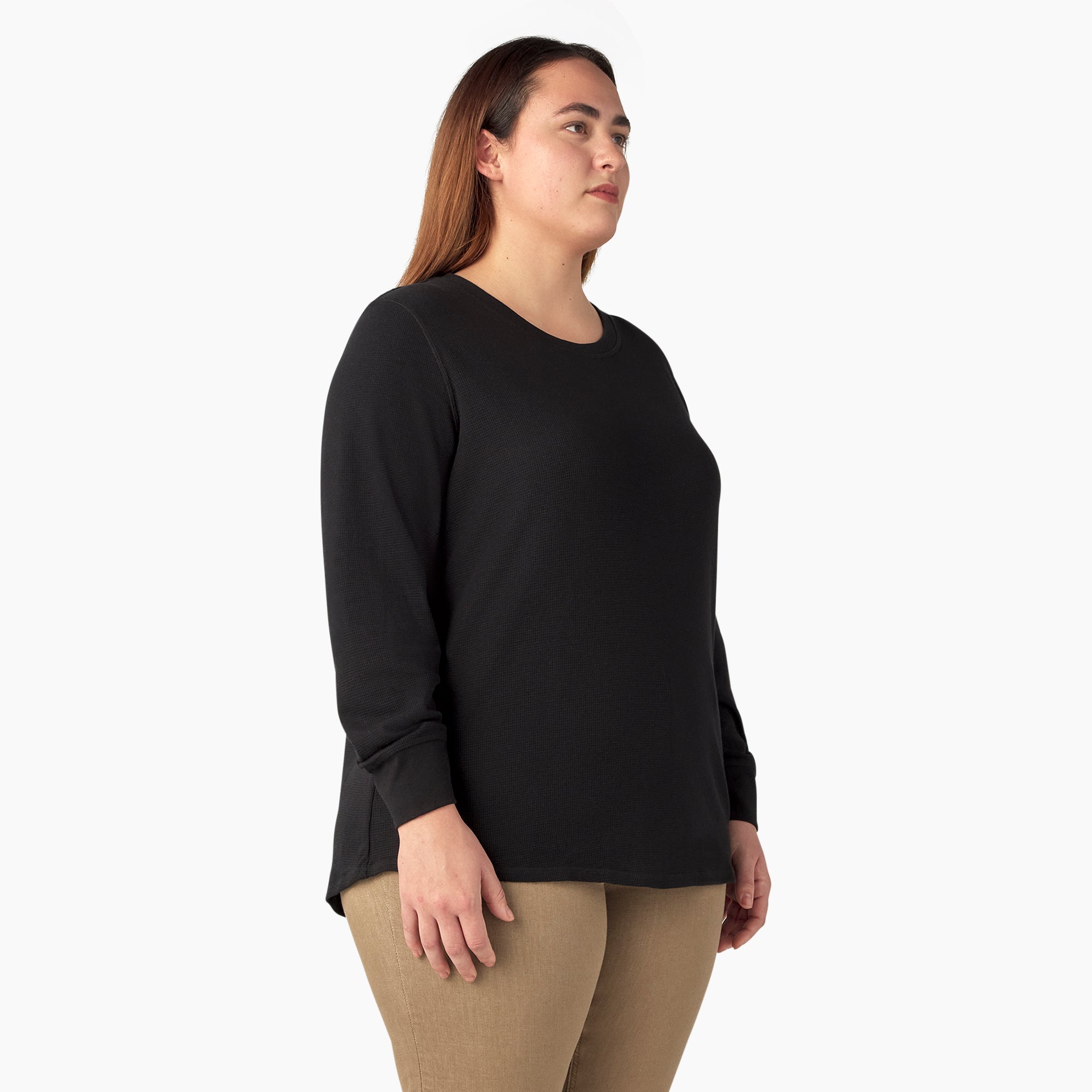 "Women's Plus Long Sleeve Thermal Shirt"