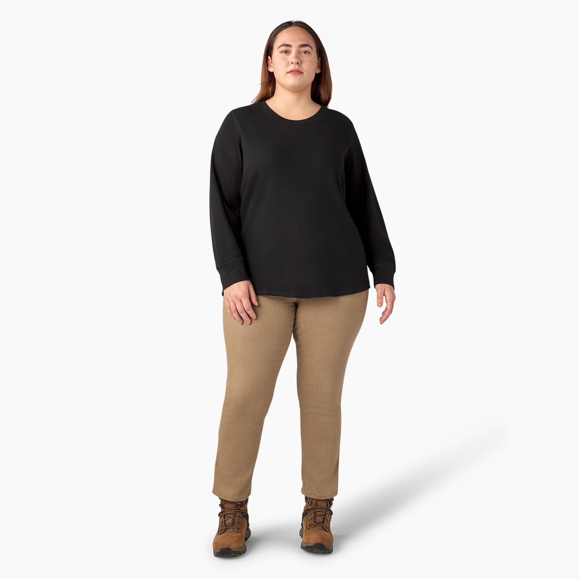 "Women's Plus Long Sleeve Thermal Shirt"