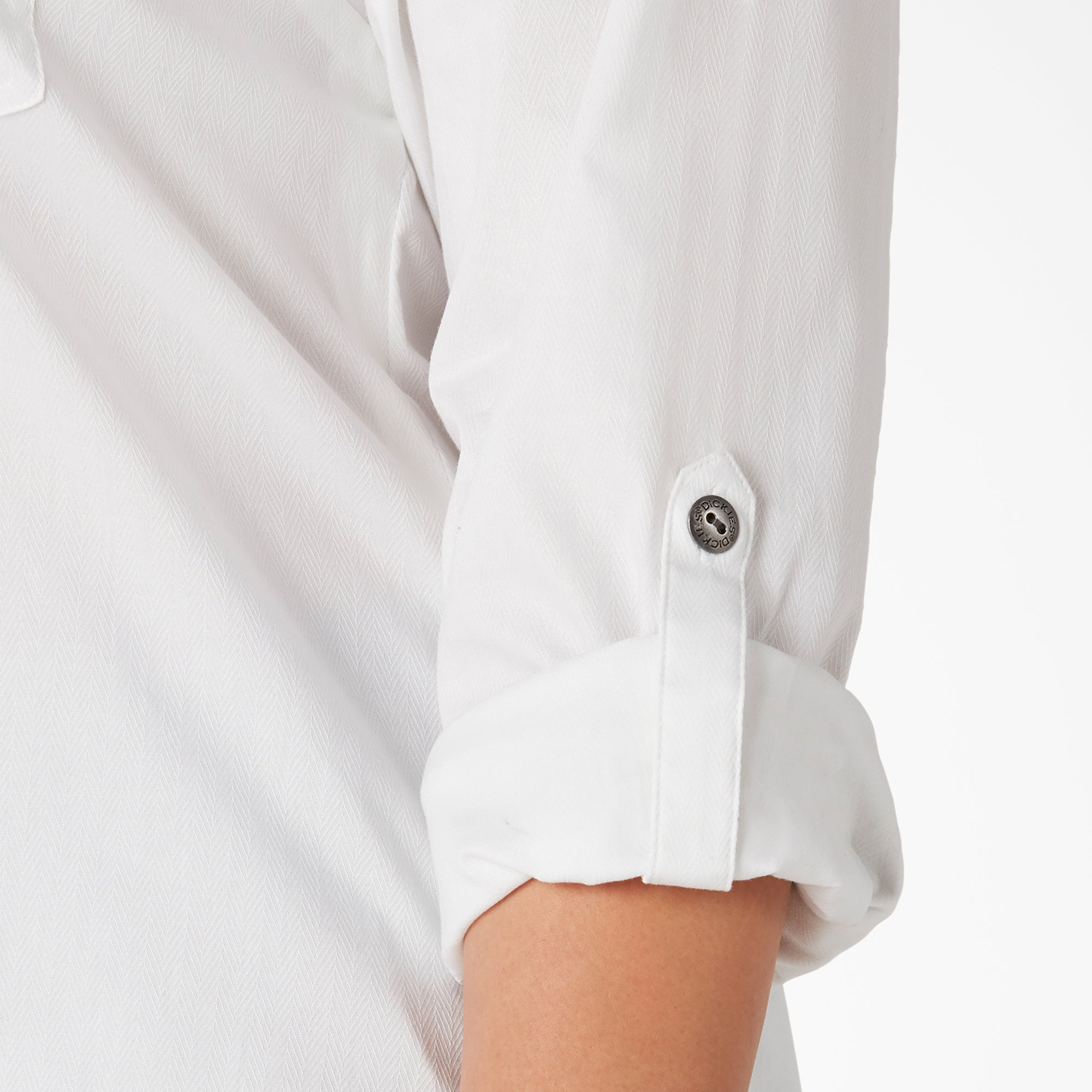 "Women's Plus Long Sleeve Roll-Tab Work Shirt"
