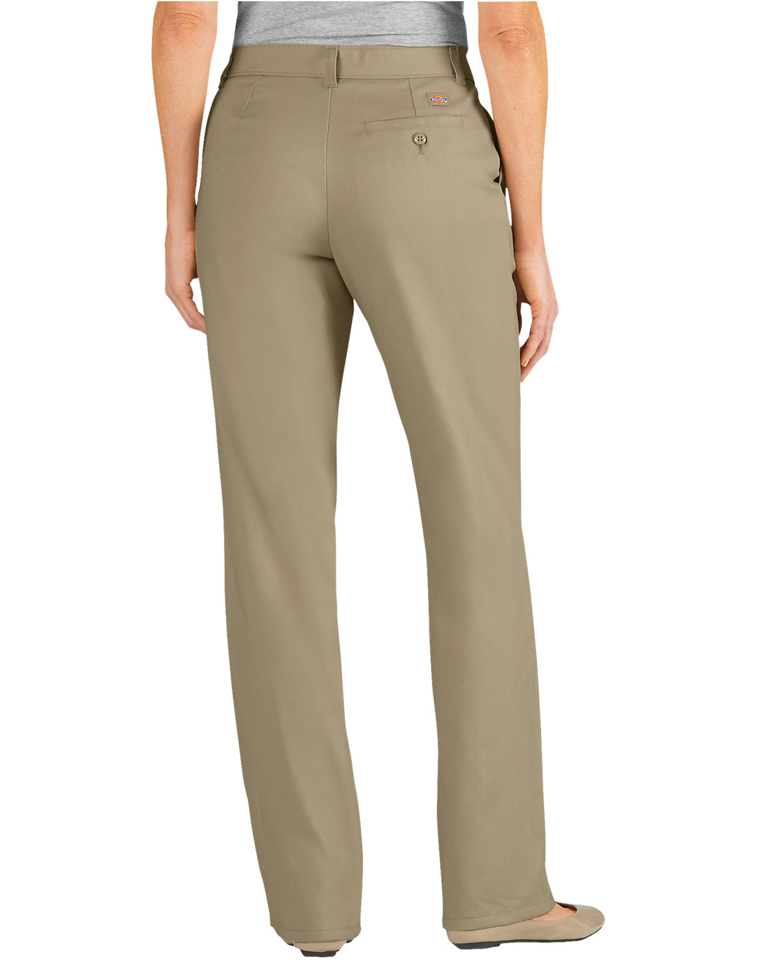 "Women's Relaxed Fit Straight Leg Pleated Front Pants"