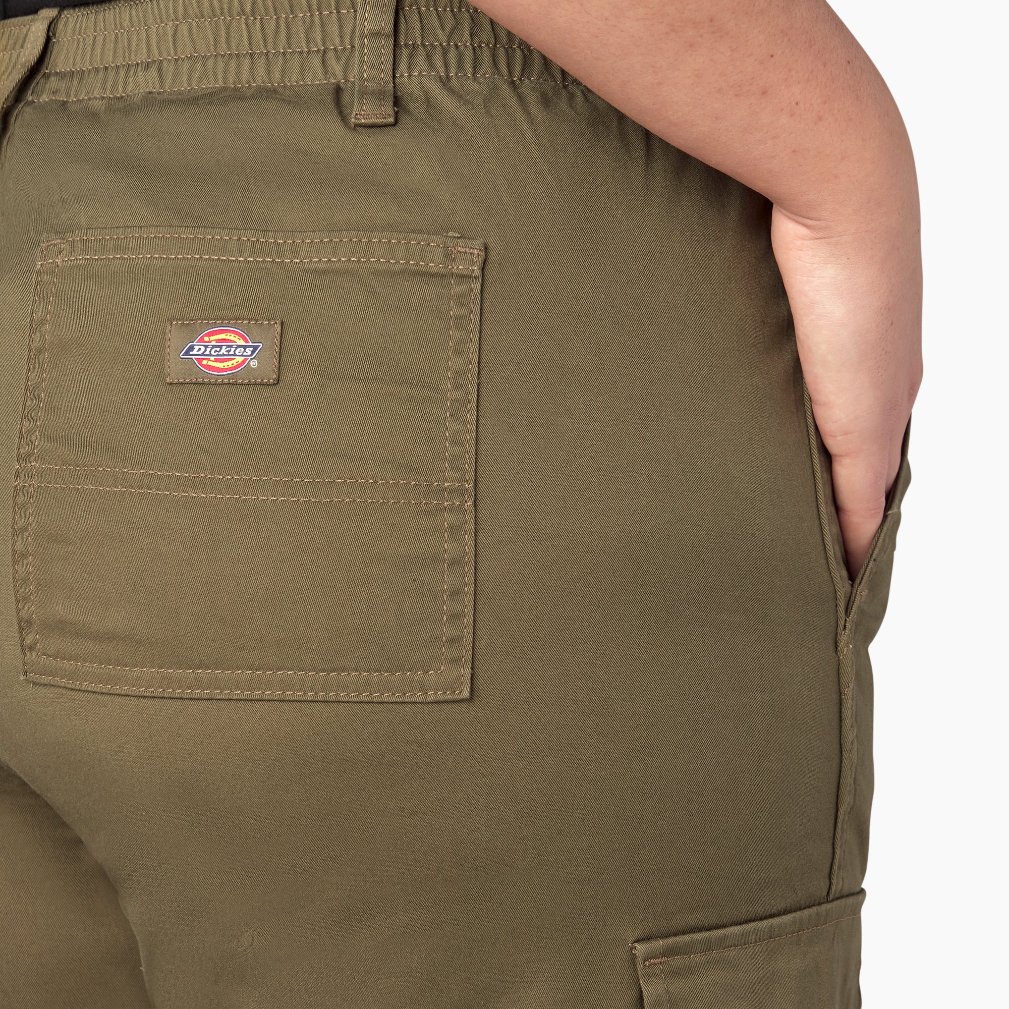"Women's Plus High Rise Fit Cargo Pants"