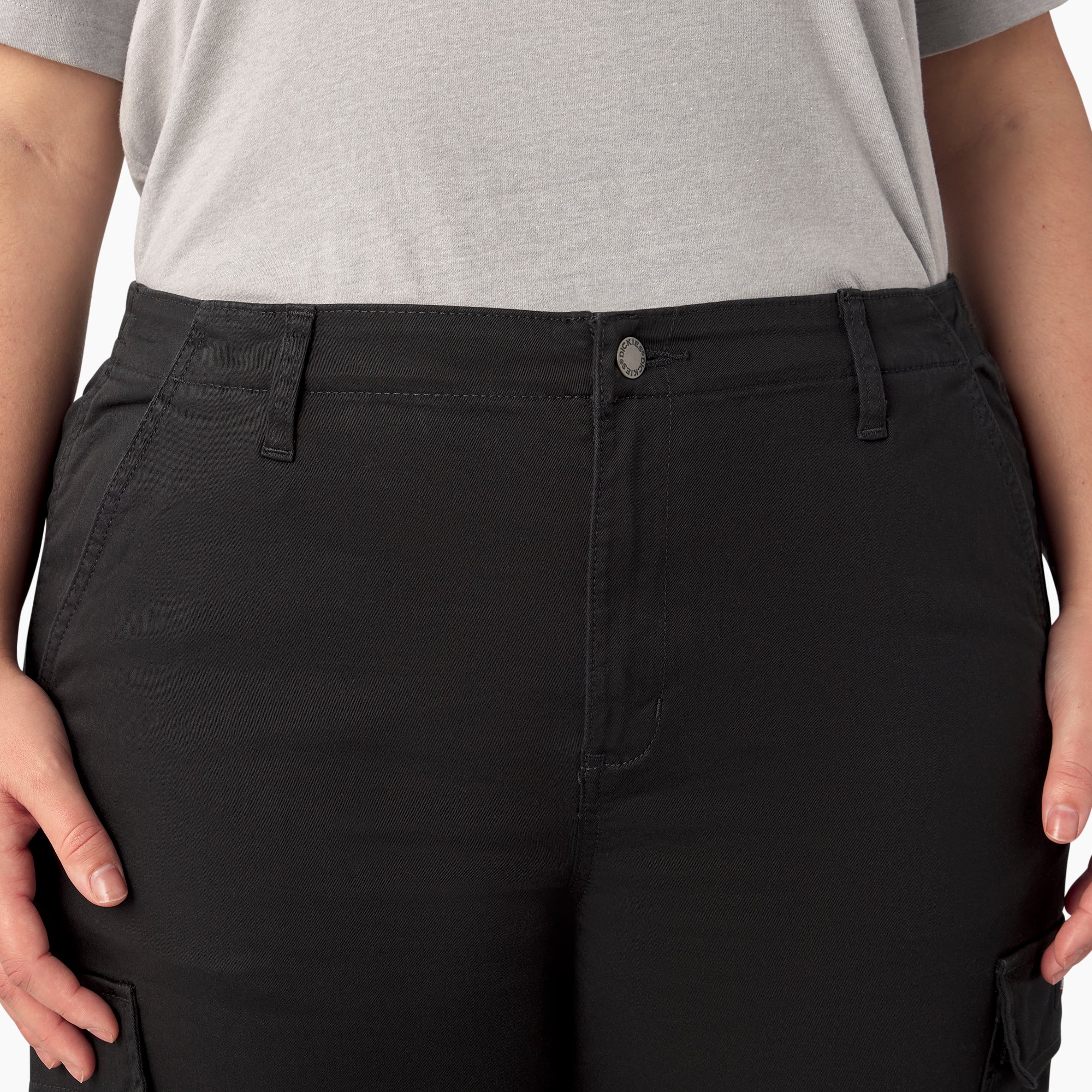 "Women's Plus High Rise Fit Cargo Pants"