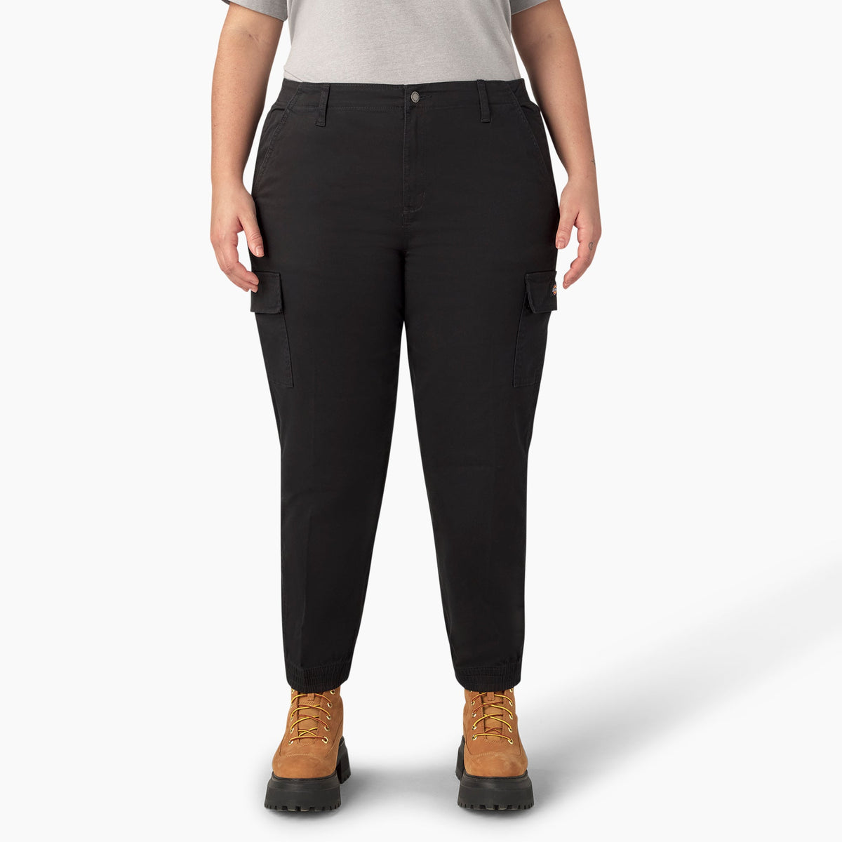 "Women's Plus High Rise Fit Cargo Pants"