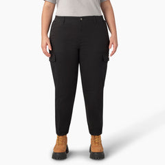 "Women's Plus High Rise Fit Cargo Pants"