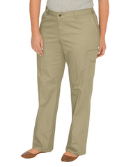 "Women's Plus Relaxed Fit Straight Leg Cargo Pants"