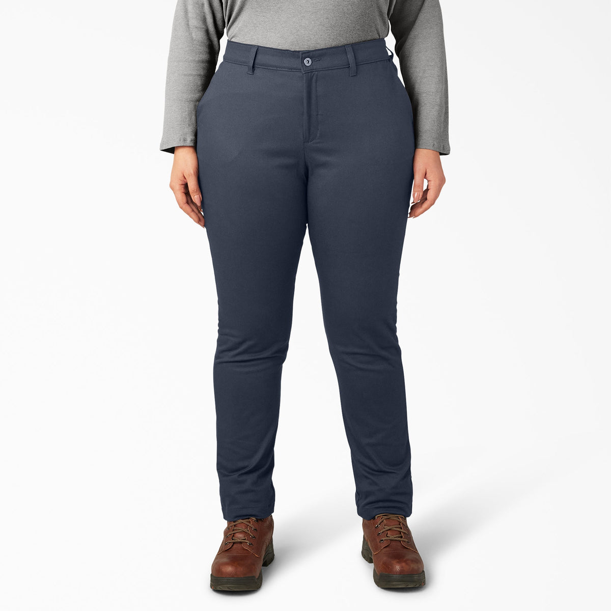"Women's Plus Mid Rise Skinny Leg Pants"