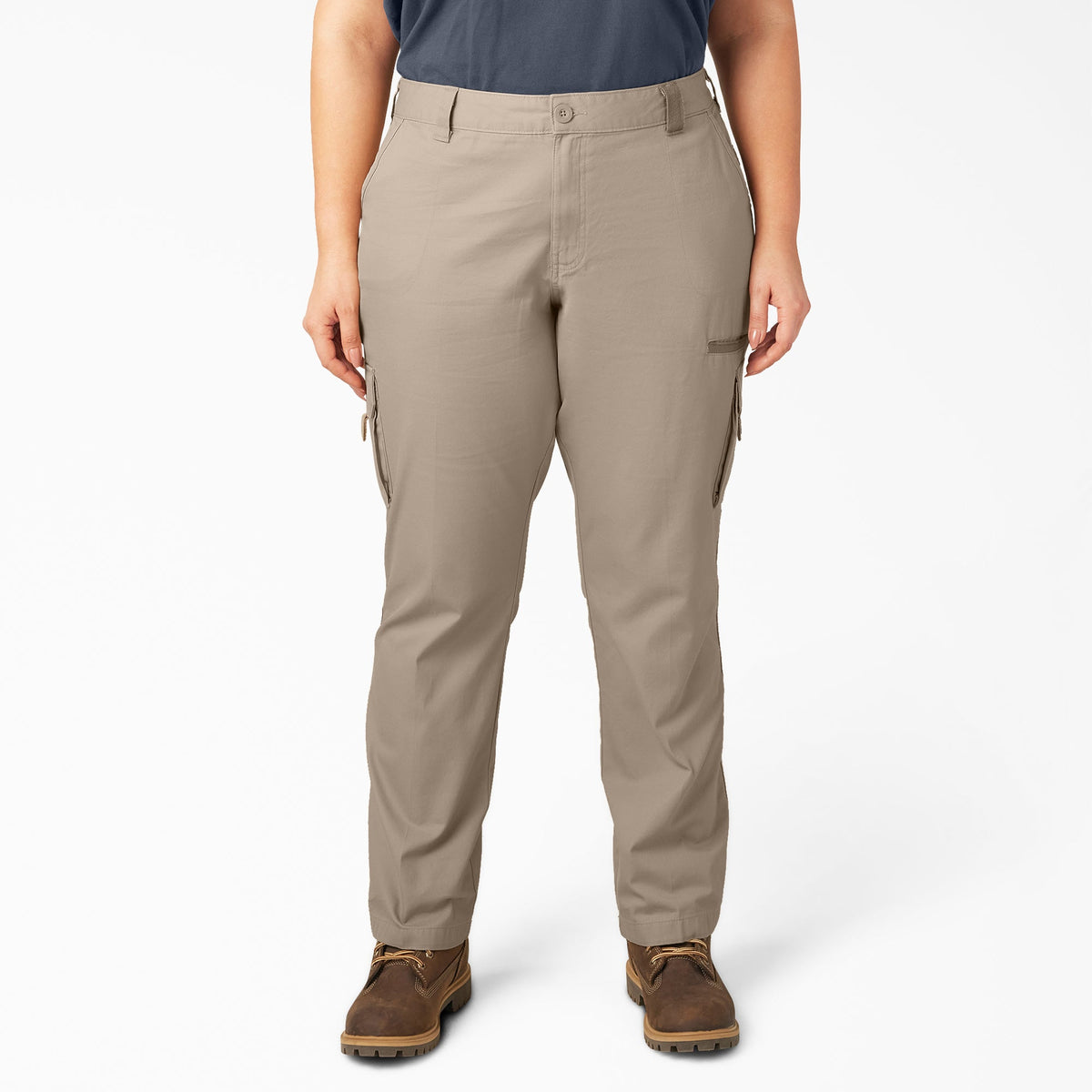 "Women's Plus Relaxed Fit Cargo Pants"