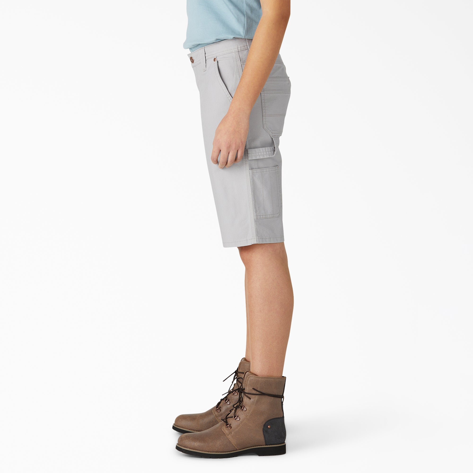 "Women's Relaxed Fit Duck Carpenter Shorts, 11"""