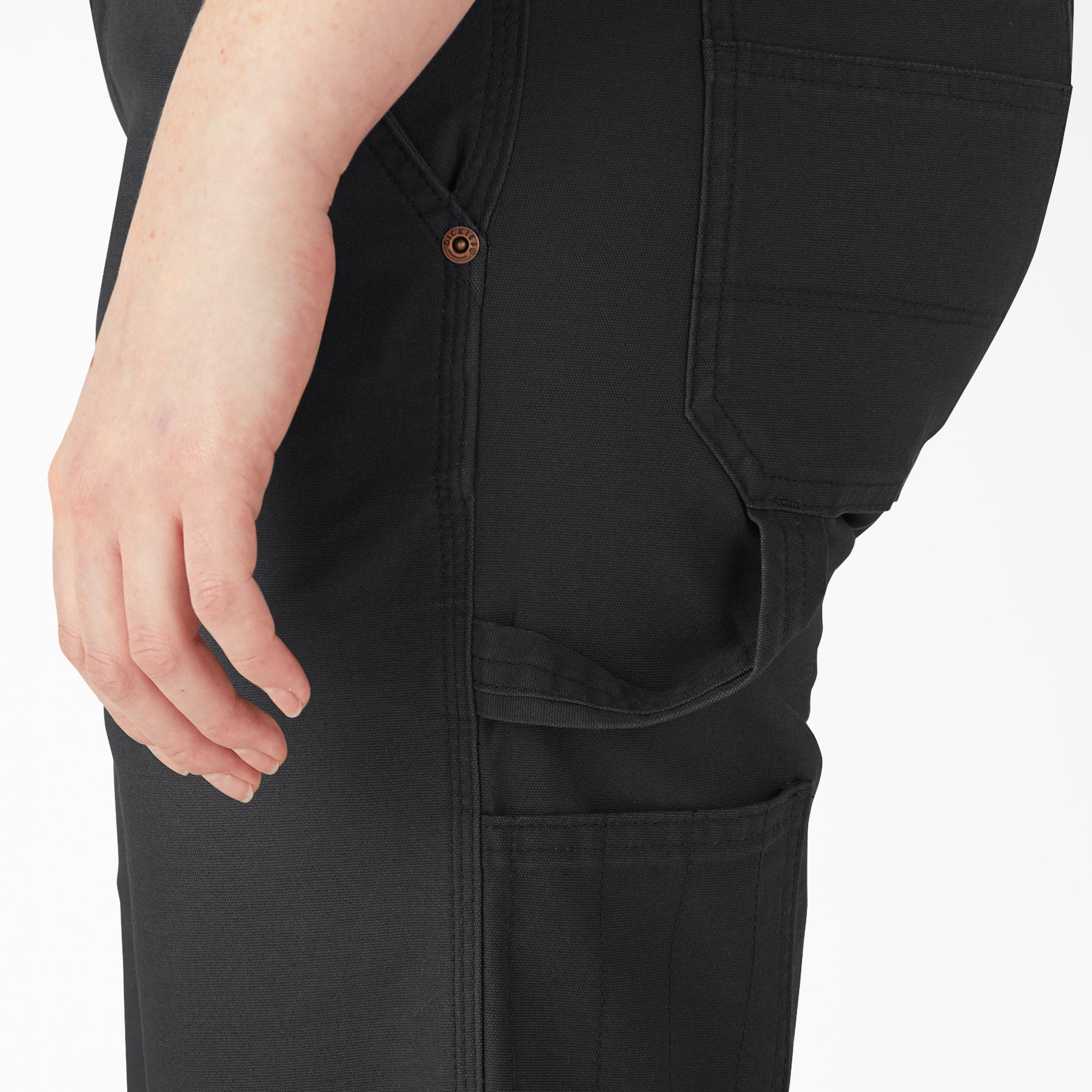"Women's Relaxed Fit Duck Carpenter Shorts, 11"""