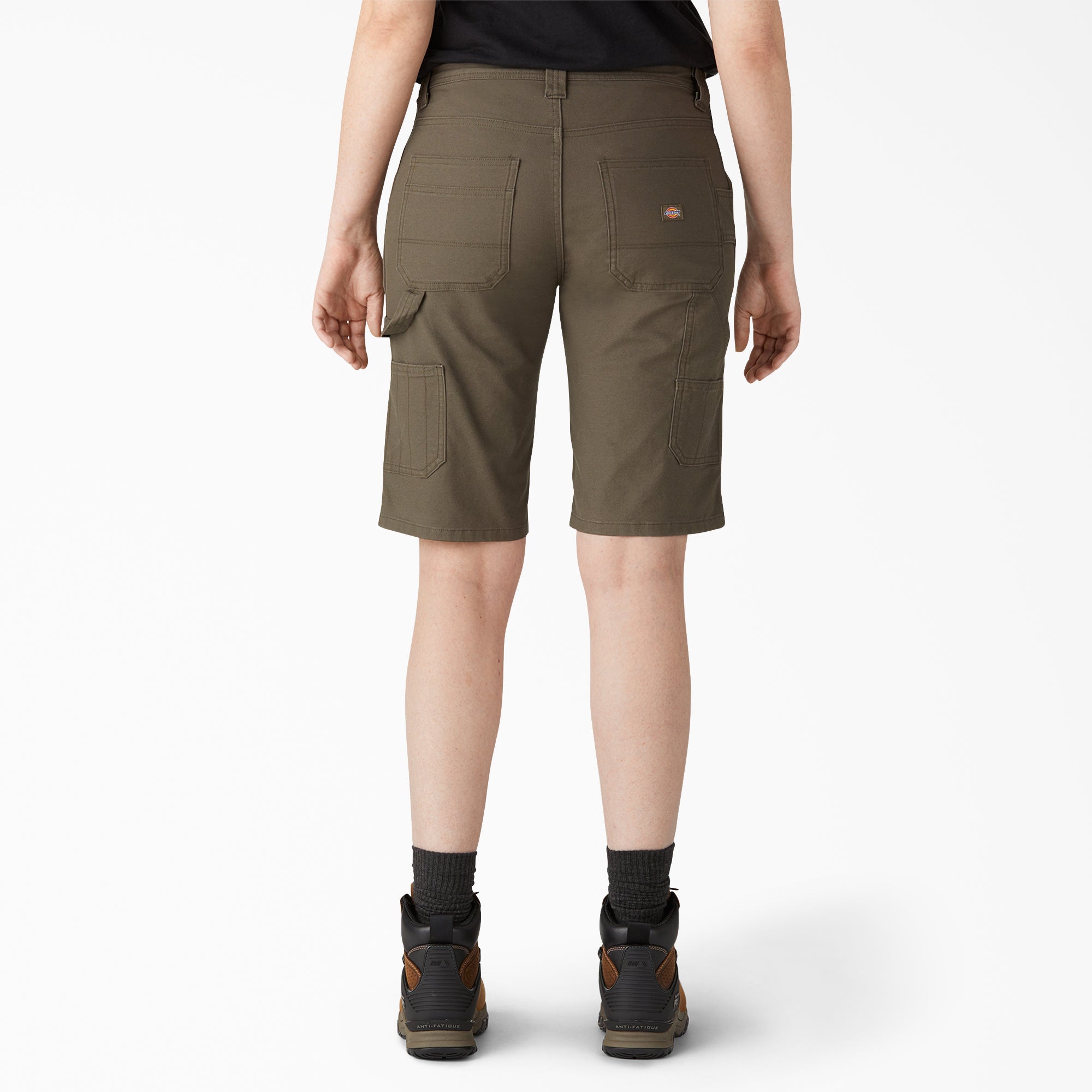 "Women's Relaxed Fit Duck Carpenter Shorts, 11"""