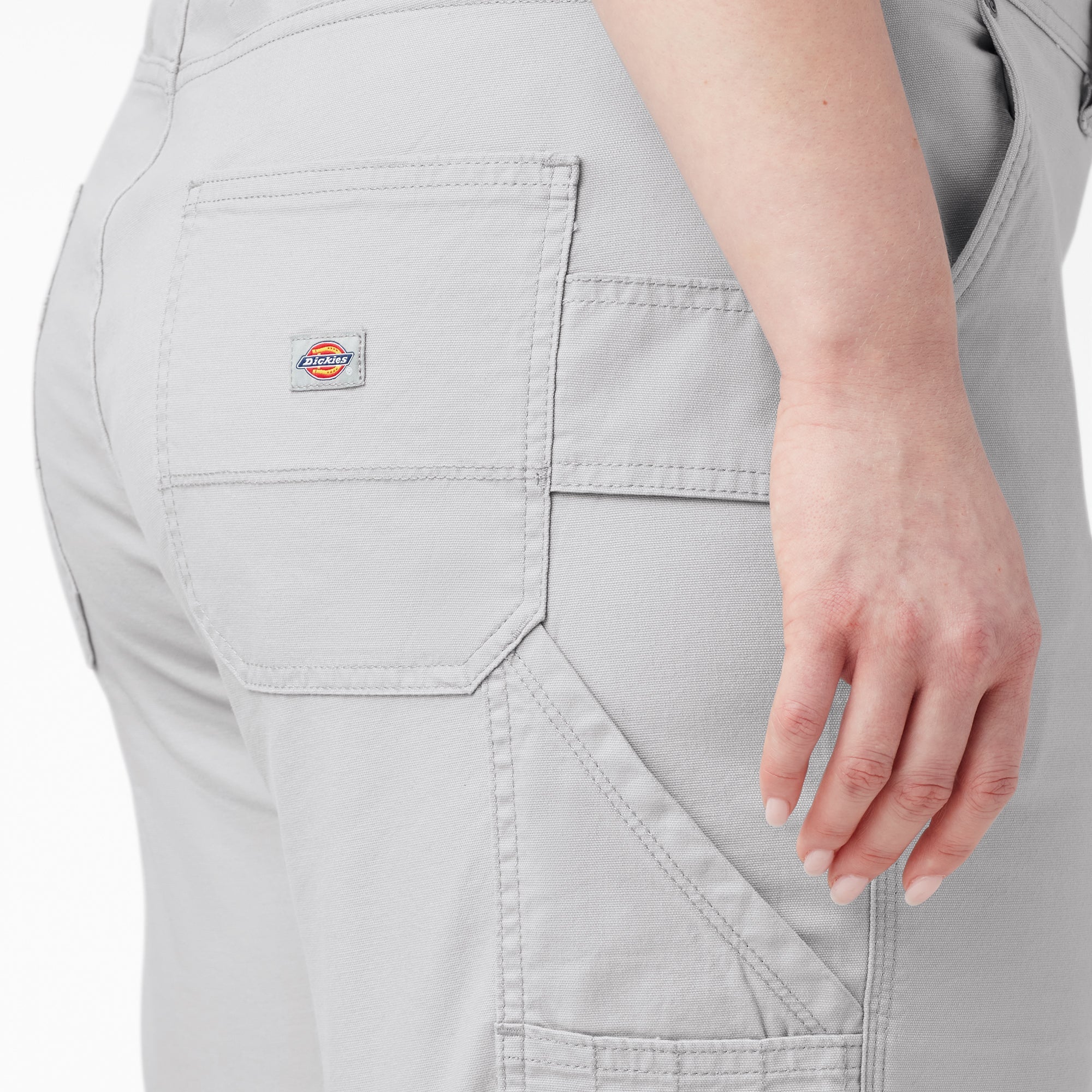 "Women's Plus Relaxed Fit Duck Carpenter Shorts, 11"""