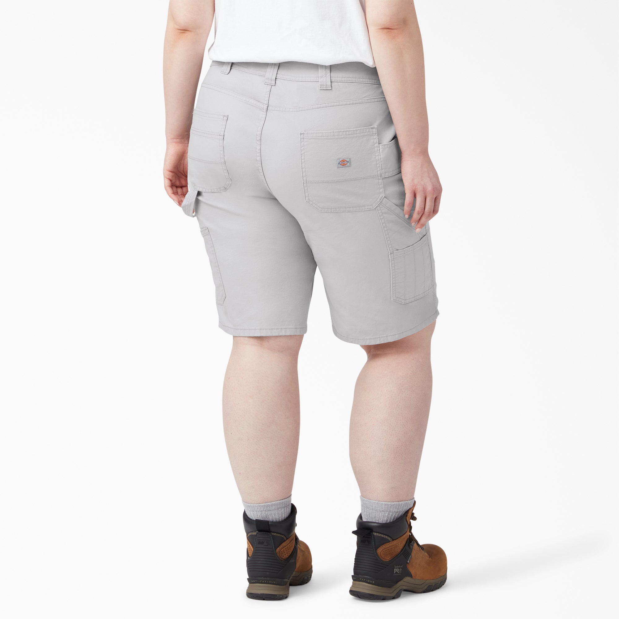 "Women's Plus Relaxed Fit Duck Carpenter Shorts, 11"""