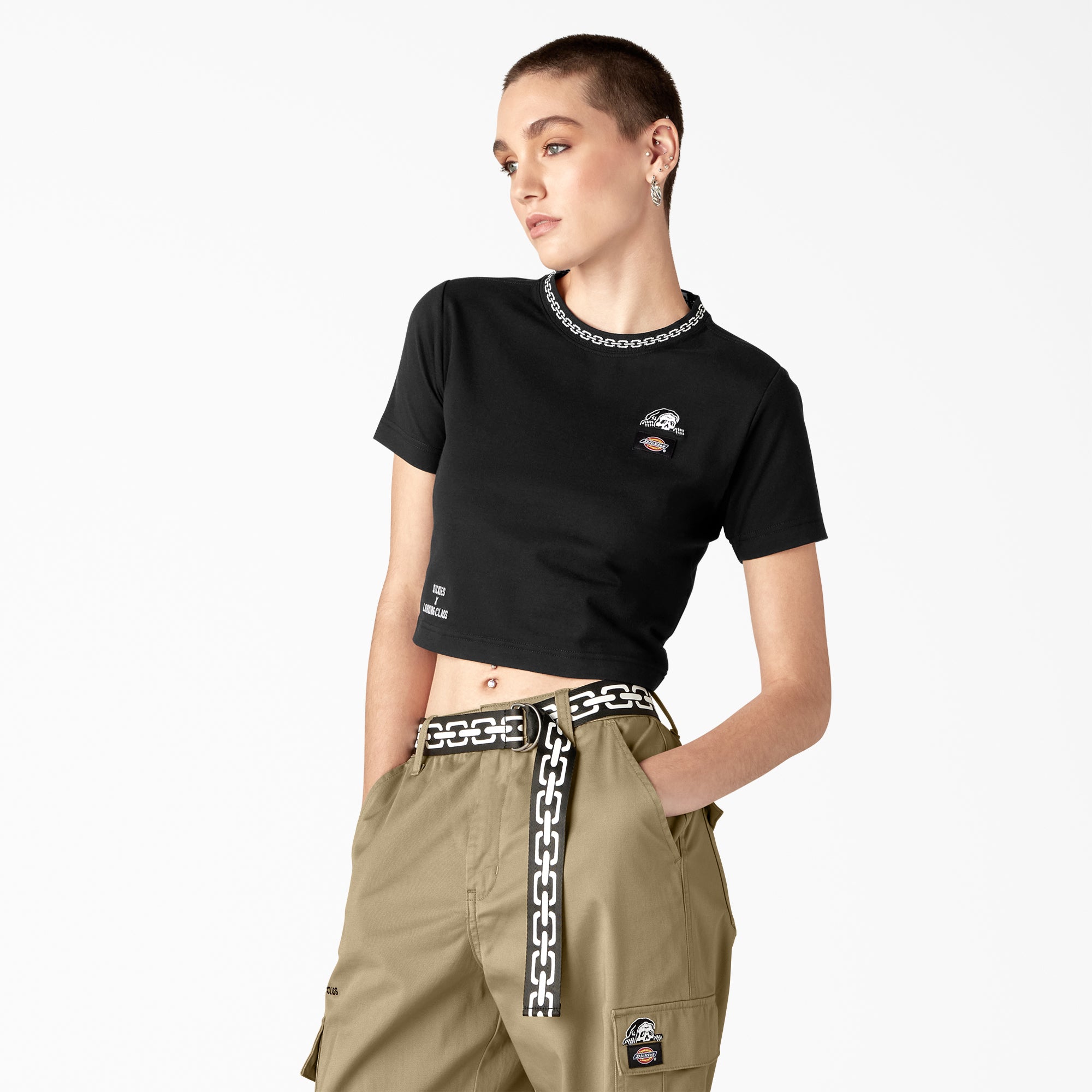 "Dickies x Lurking Class Women's Cropped T-Shirt"