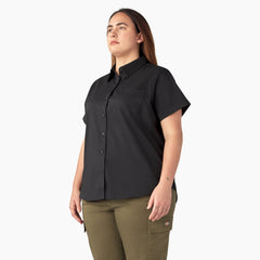 "Women's Plus Button-Up Shirt"