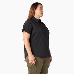"Women's Plus Button-Up Shirt"