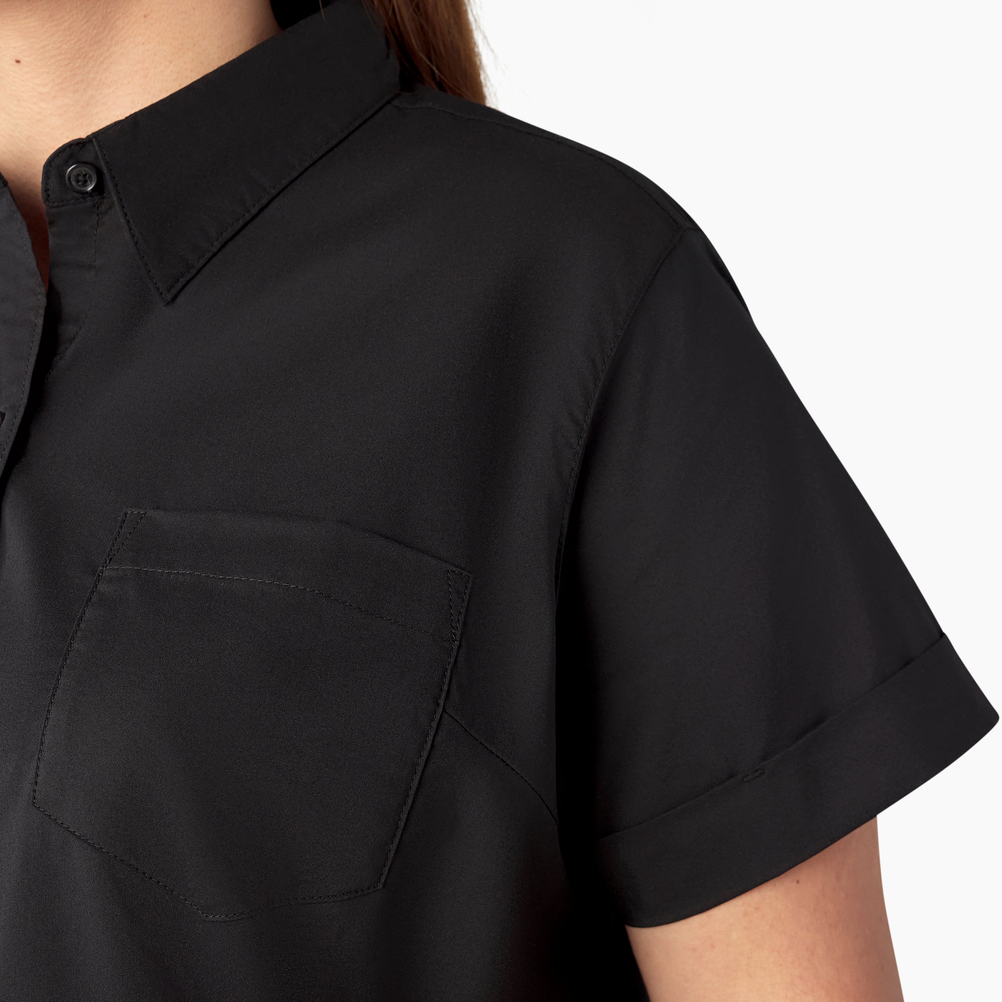 "Women's Plus Button-Up Shirt"