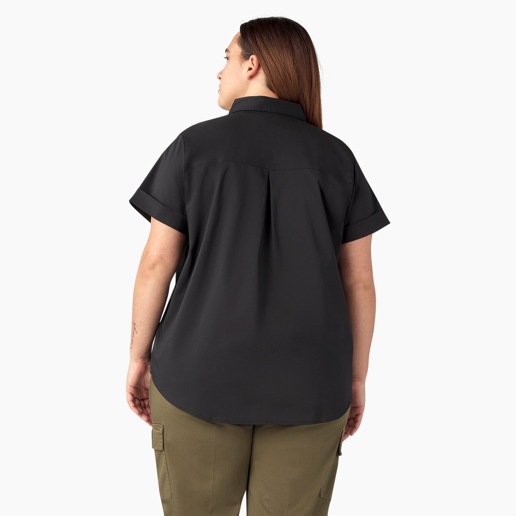"Women's Plus Button-Up Shirt"