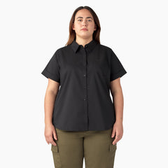 "Women's Plus Button-Up Shirt"