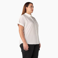 "Women's Plus Button-Up Shirt"