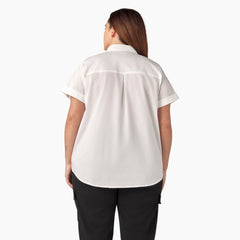 "Women's Plus Button-Up Shirt"