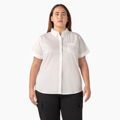 "Women's Plus Button-Up Shirt"