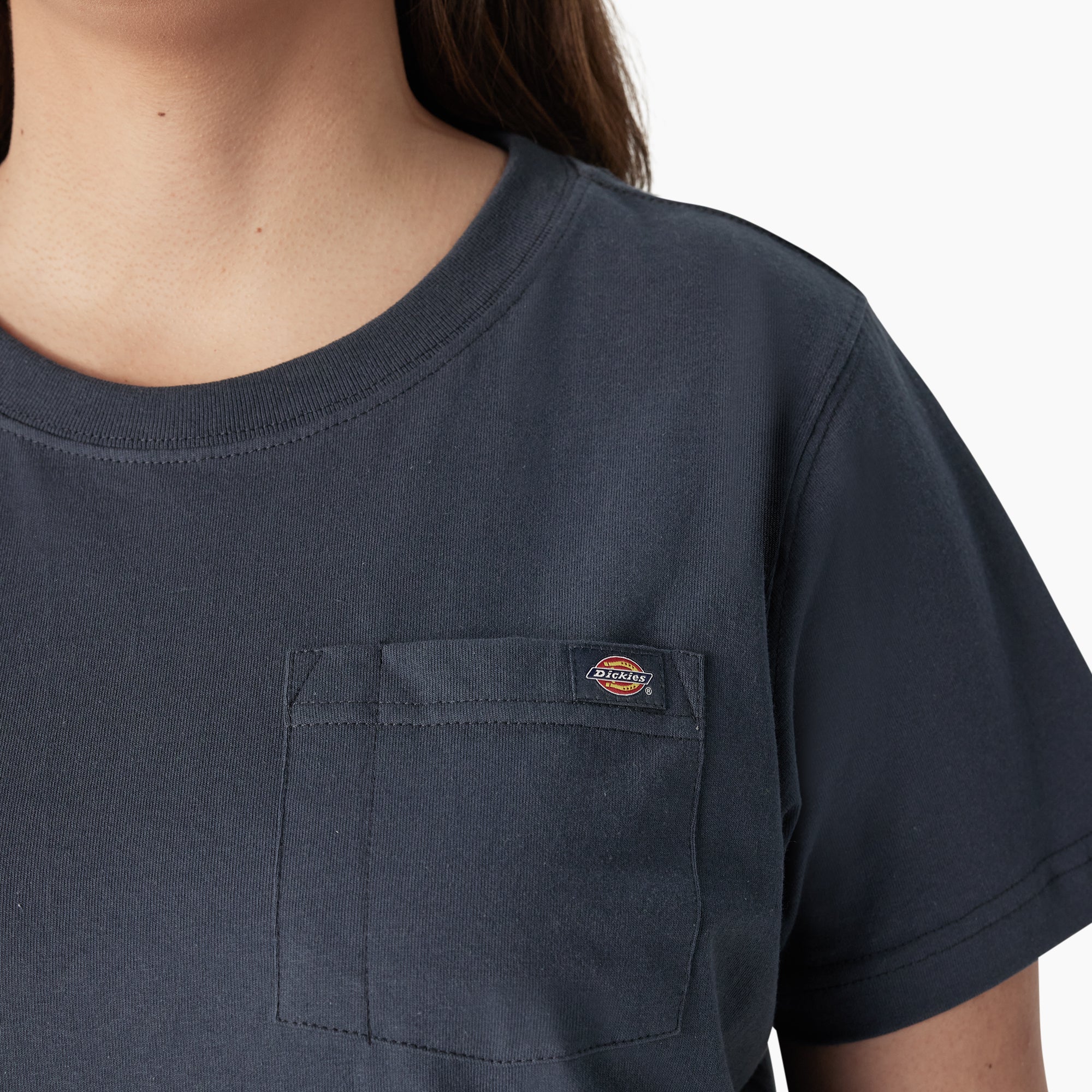 "Women's Plus Heavyweight Short Sleeve Pocket T-Shirt"