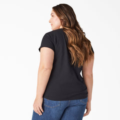 "Women's Plus Heavyweight Short Sleeve Pocket T-Shirt"