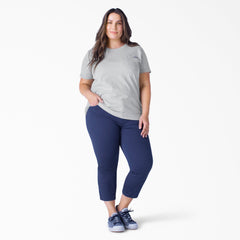 "Women's Plus Heavyweight Short Sleeve Pocket T-Shirt"