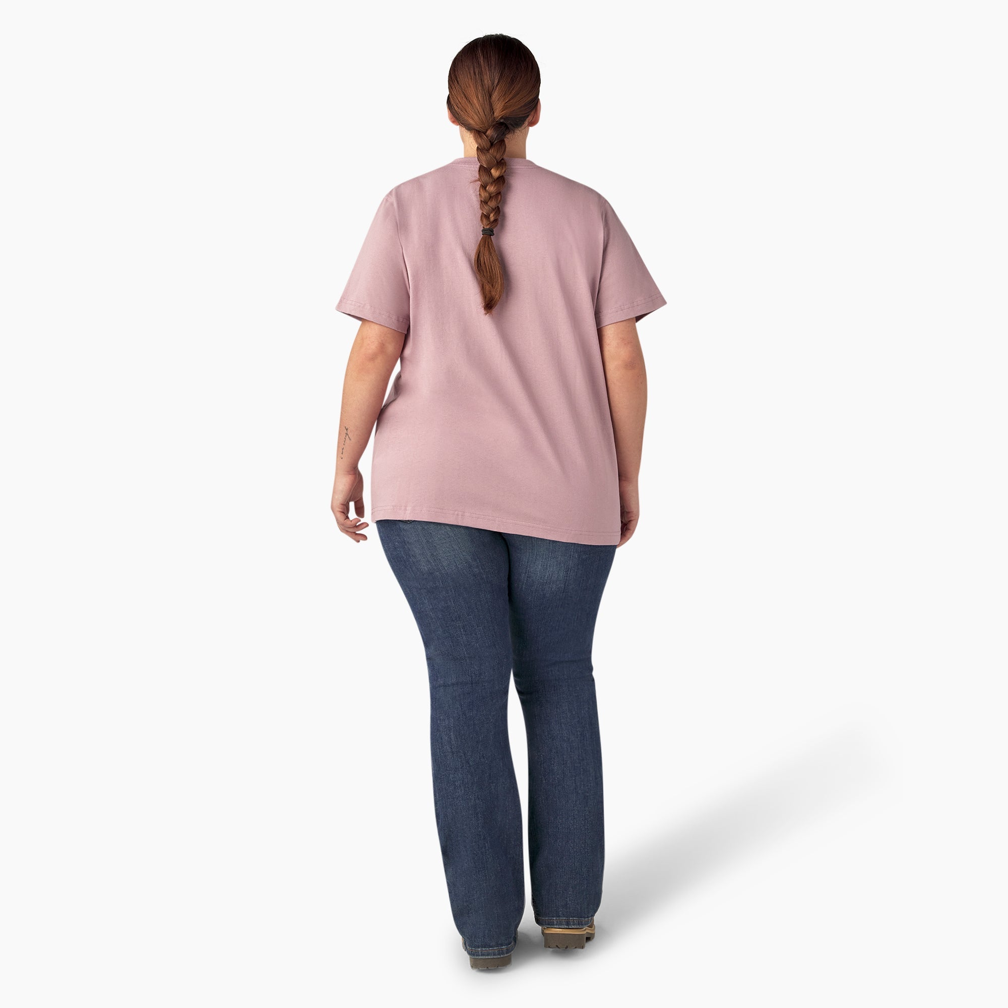 "Women's Plus Heavyweight Short Sleeve Pocket T-Shirt"
