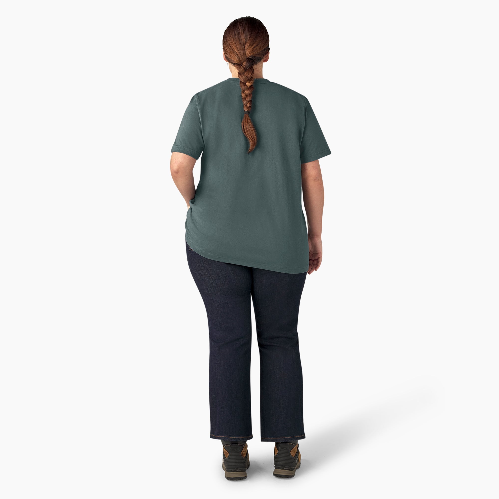 "Women's Plus Heavyweight Short Sleeve Pocket T-Shirt"