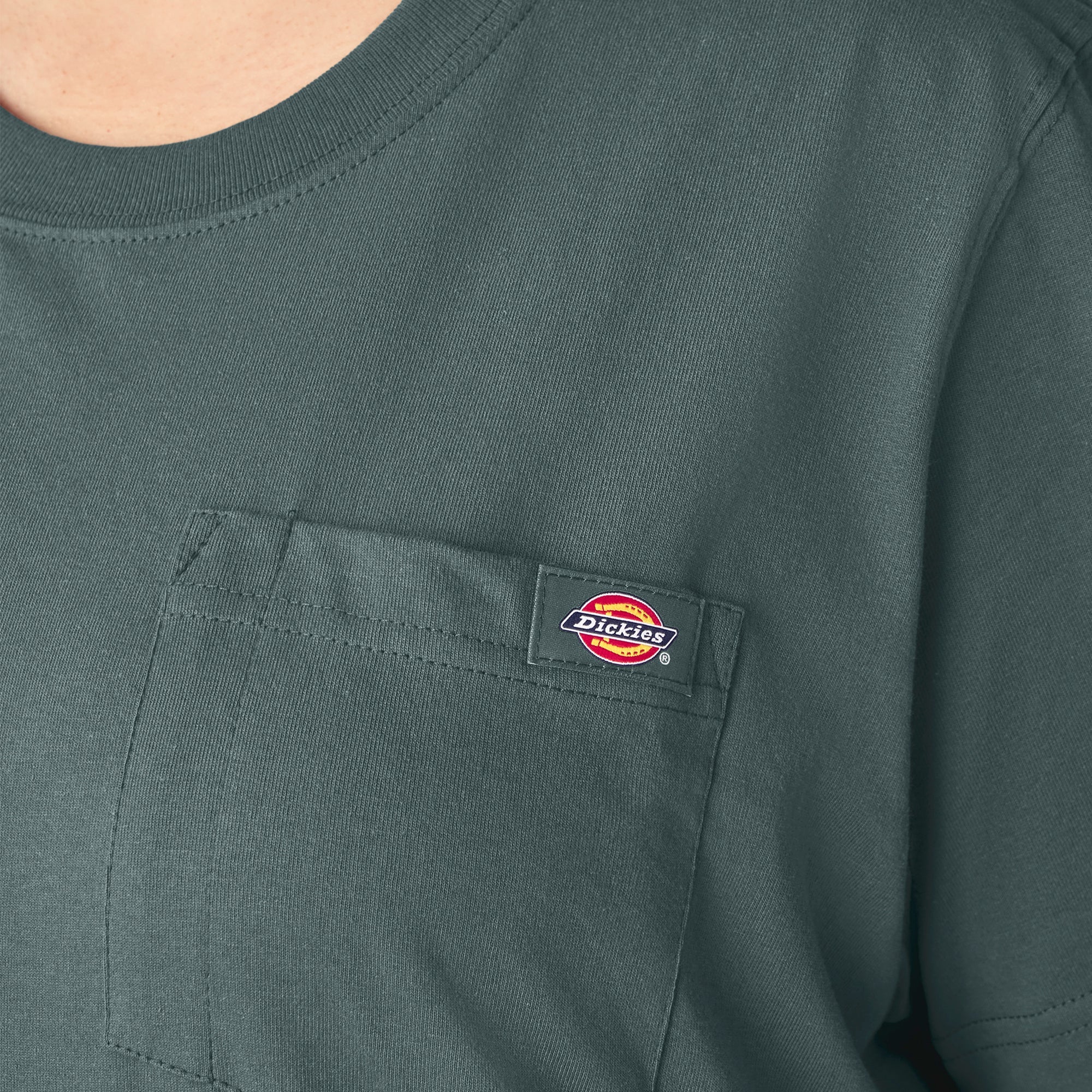 "Women's Plus Heavyweight Short Sleeve Pocket T-Shirt"