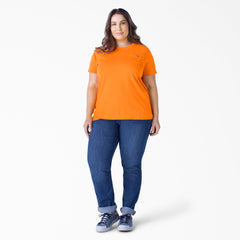 "Women's Plus Heavyweight Short Sleeve Pocket T-Shirt"