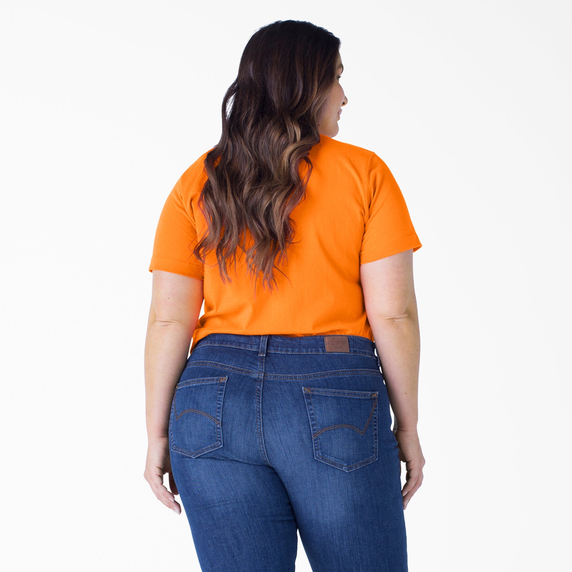 "Women's Plus Heavyweight Short Sleeve Pocket T-Shirt"