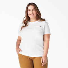 "Women's Plus Heavyweight Short Sleeve Pocket T-Shirt"