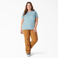 "Women's Plus Heavyweight Short Sleeve Pocket T-Shirt"