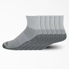 "Moisture Control Quarter Socks, Size 6-12, 6-Pack"