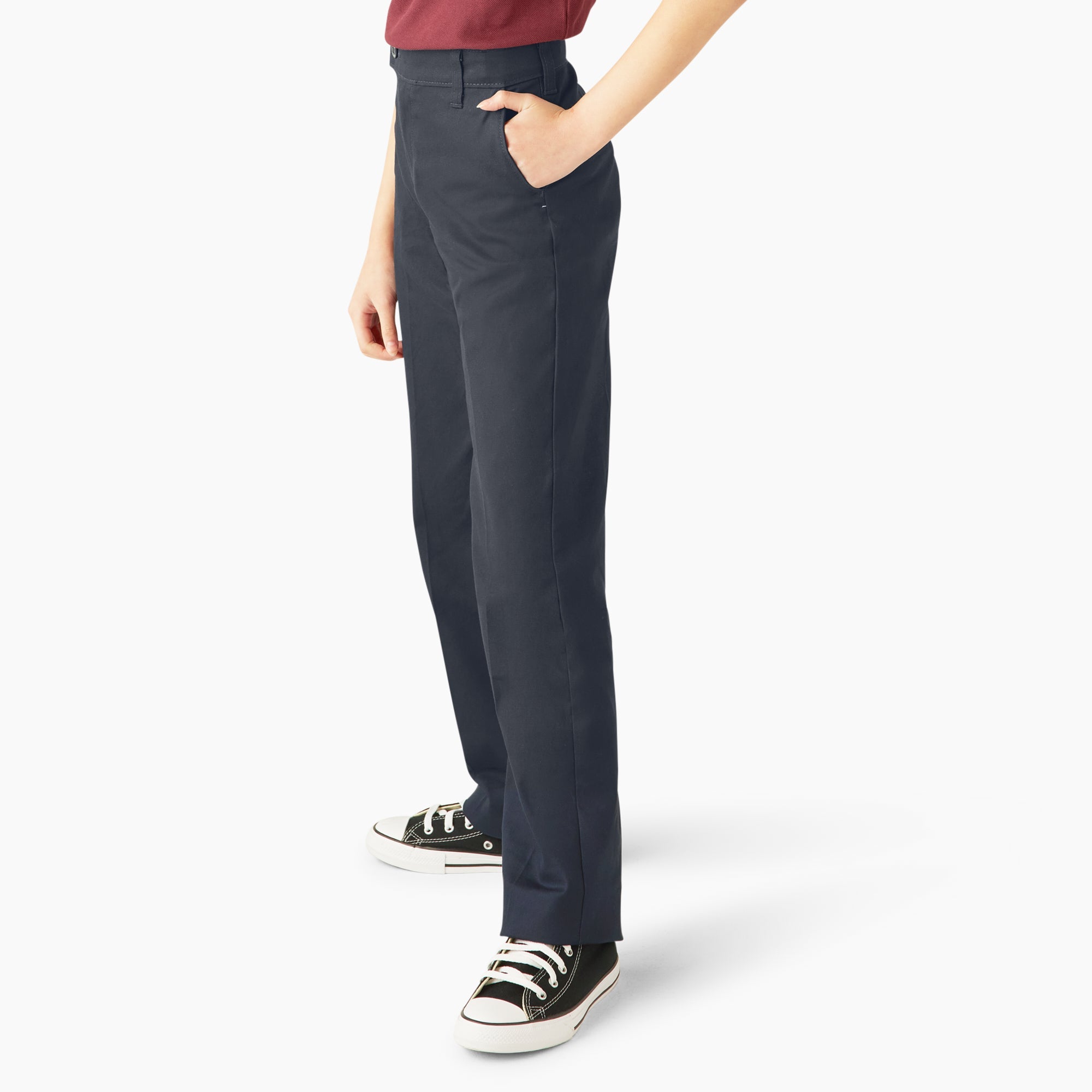 "Girls' Slim Fit Pants, 4-20"
