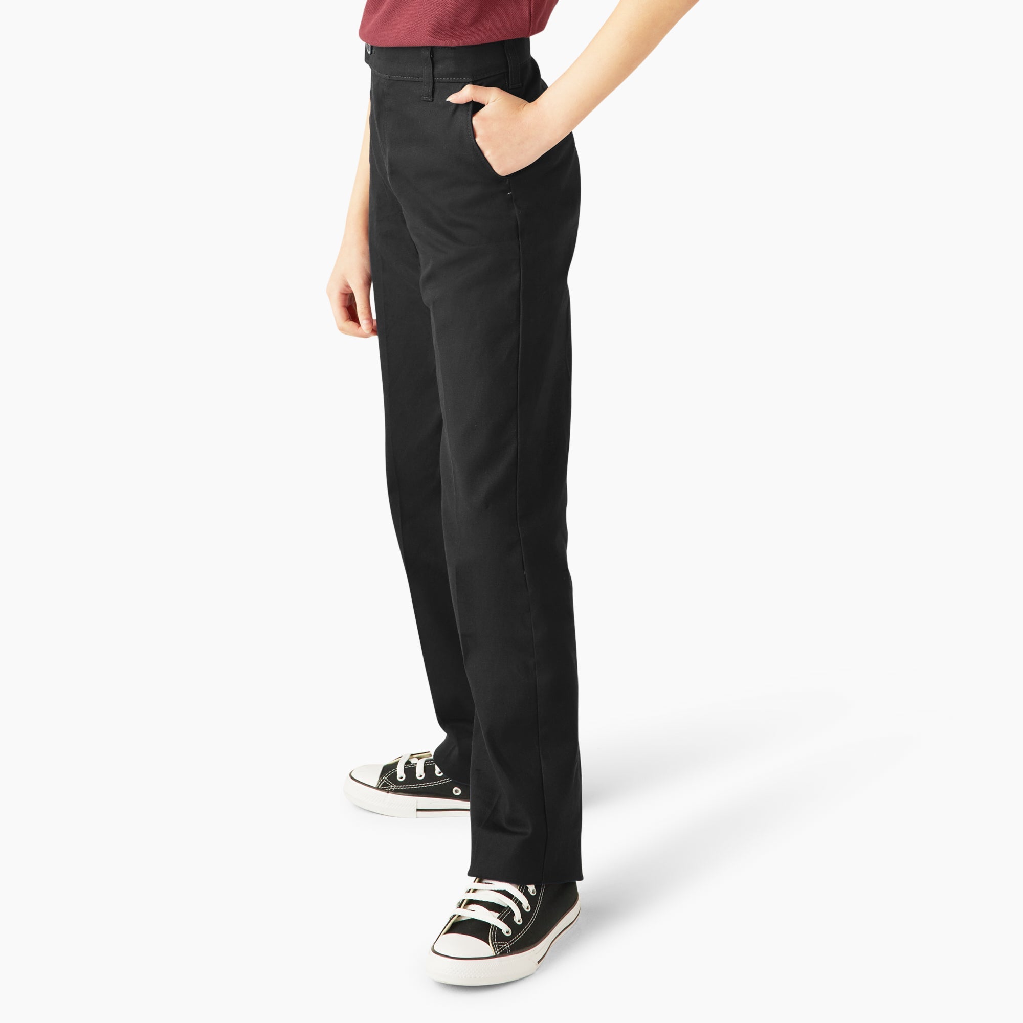 "Girls' Slim Fit Pants, 4-20"