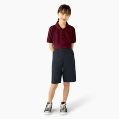 "Girls' Classic Fit Bermuda Shorts, 4-20"