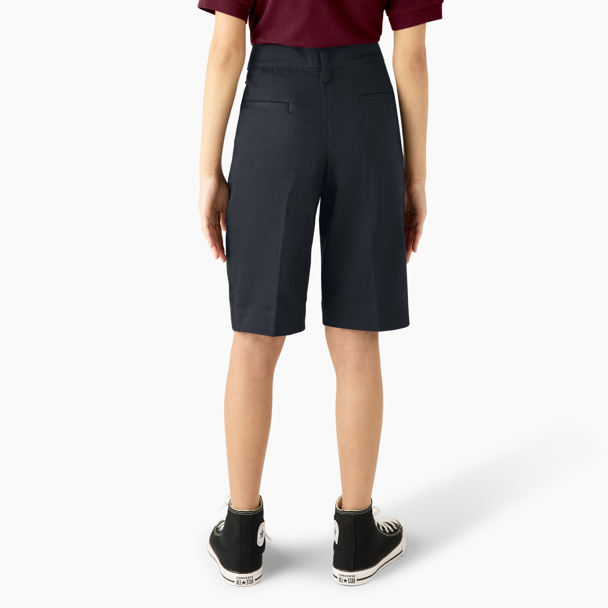 "Girls' Classic Fit Bermuda Shorts, 4-20"
