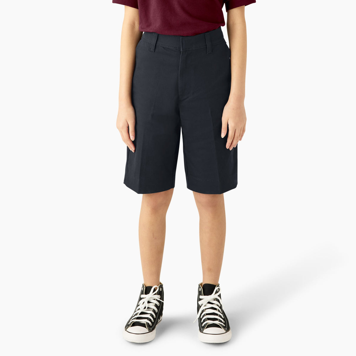 "Girls' Classic Fit Bermuda Shorts, 4-20"