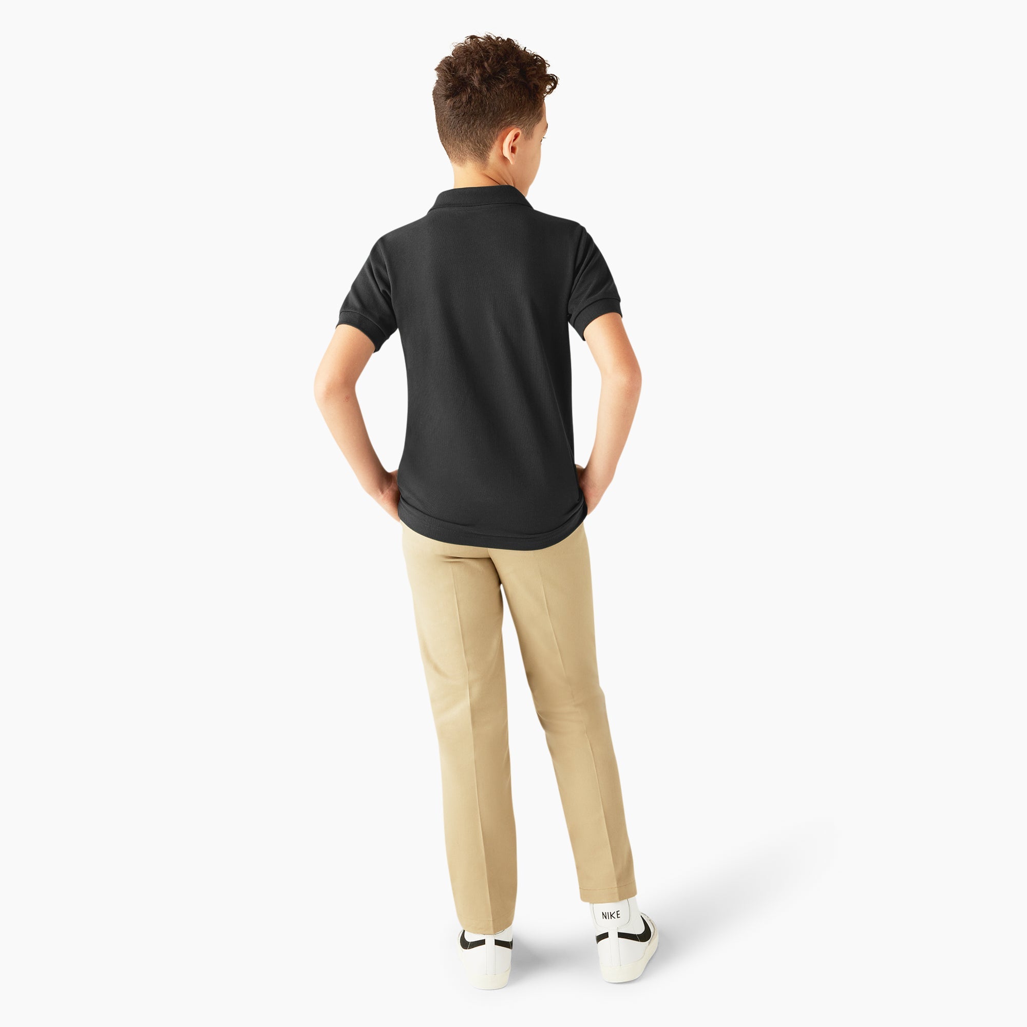 "Kids' Piqué Short Sleeve Polo"